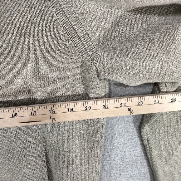 American Eagle Outfitters Pullover Sweater Mens Sz L Brown 1/4 Zip Button Casual - Picture 6 of 12